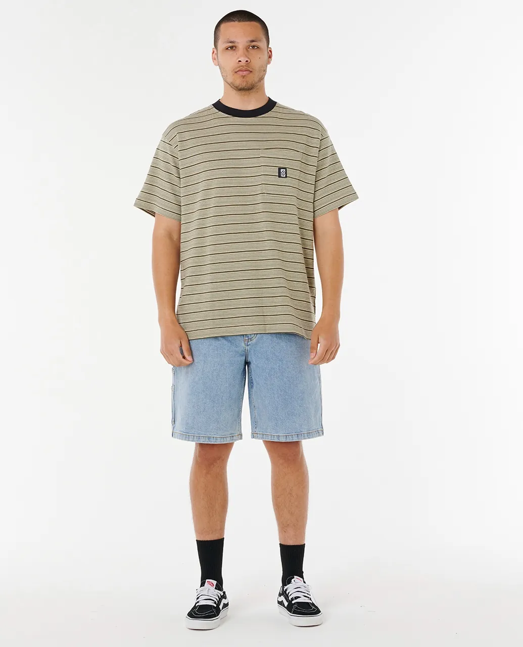SEARCH STRIPE T חולצת טי - חולצות - תמונה 4