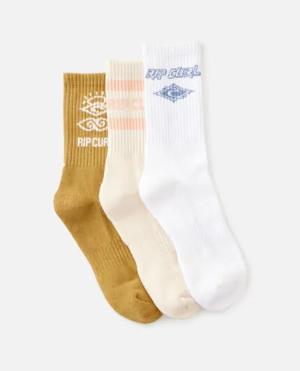 ICONS OF SURF SOCK 3-PK